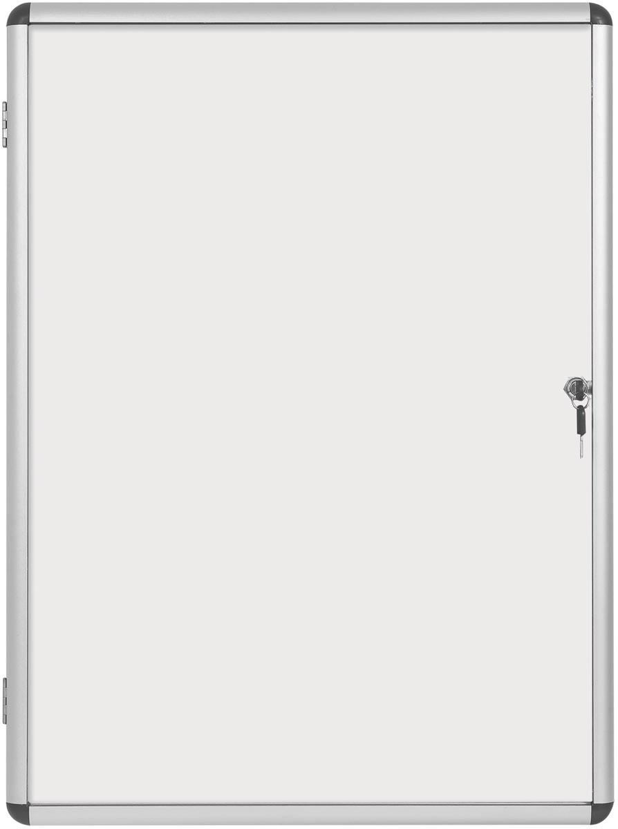 Pergamy glazen vitrine met magnetische achtergrond ft 9 x A4 afbeelding