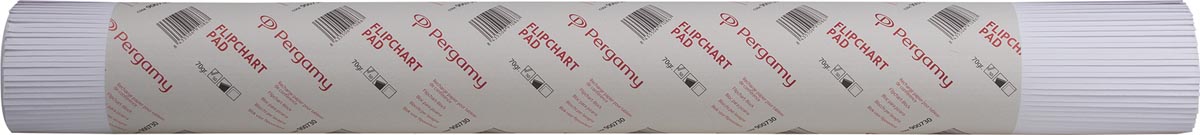 Pergamy flipchartpapier ft 65 x 98, blanco, rol met 50 blad