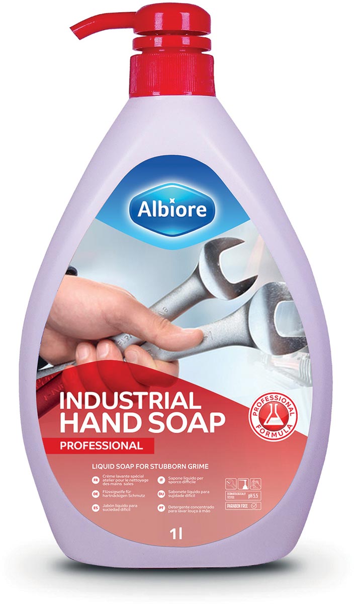 Albiore Industriele Handzeep Flacon Van 1 huismerk kopen in de aanbieding Albiore Industriele Handzeep Flacon Van 1 huismerk kopen in de aanbieding