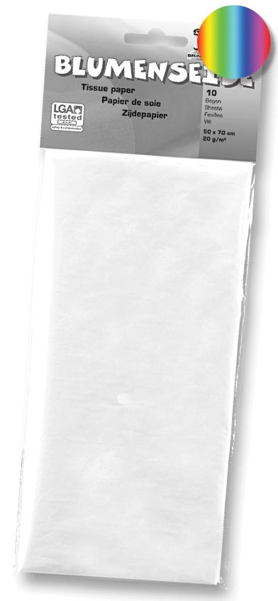 Folia zijdepapier regenboogkleurig Folia zijdepapier regenboogkleurig