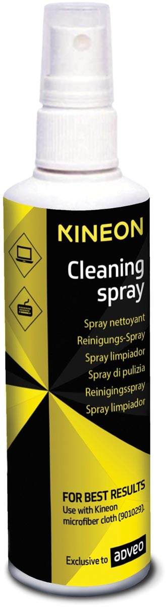 Kineon scherm- en toetsenbordreiniger, spray van 250 ml Kineon scherm- en toetsenbordreiniger, spray van 250 ml