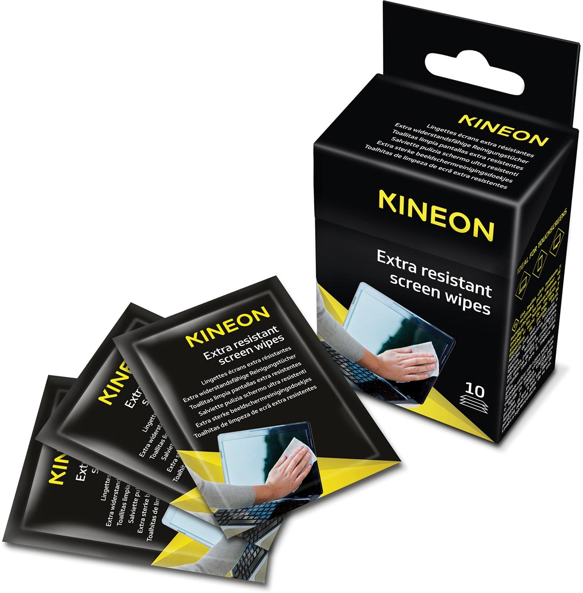 Kineon Extra Sterke Schermreinigingsdoekjes Doos Van 10 Stuks huismerk kopen in de aanbieding