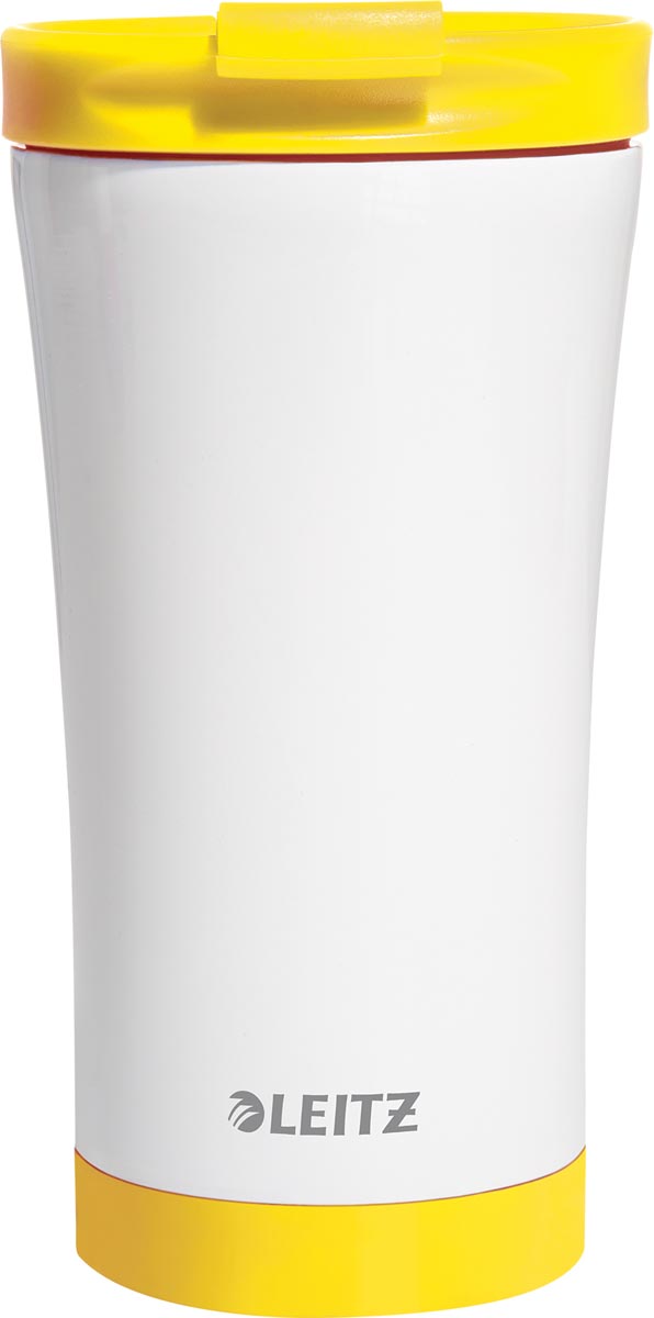 Leitz WOW Thermos koffiebeker, inhoud 380 ml, geel