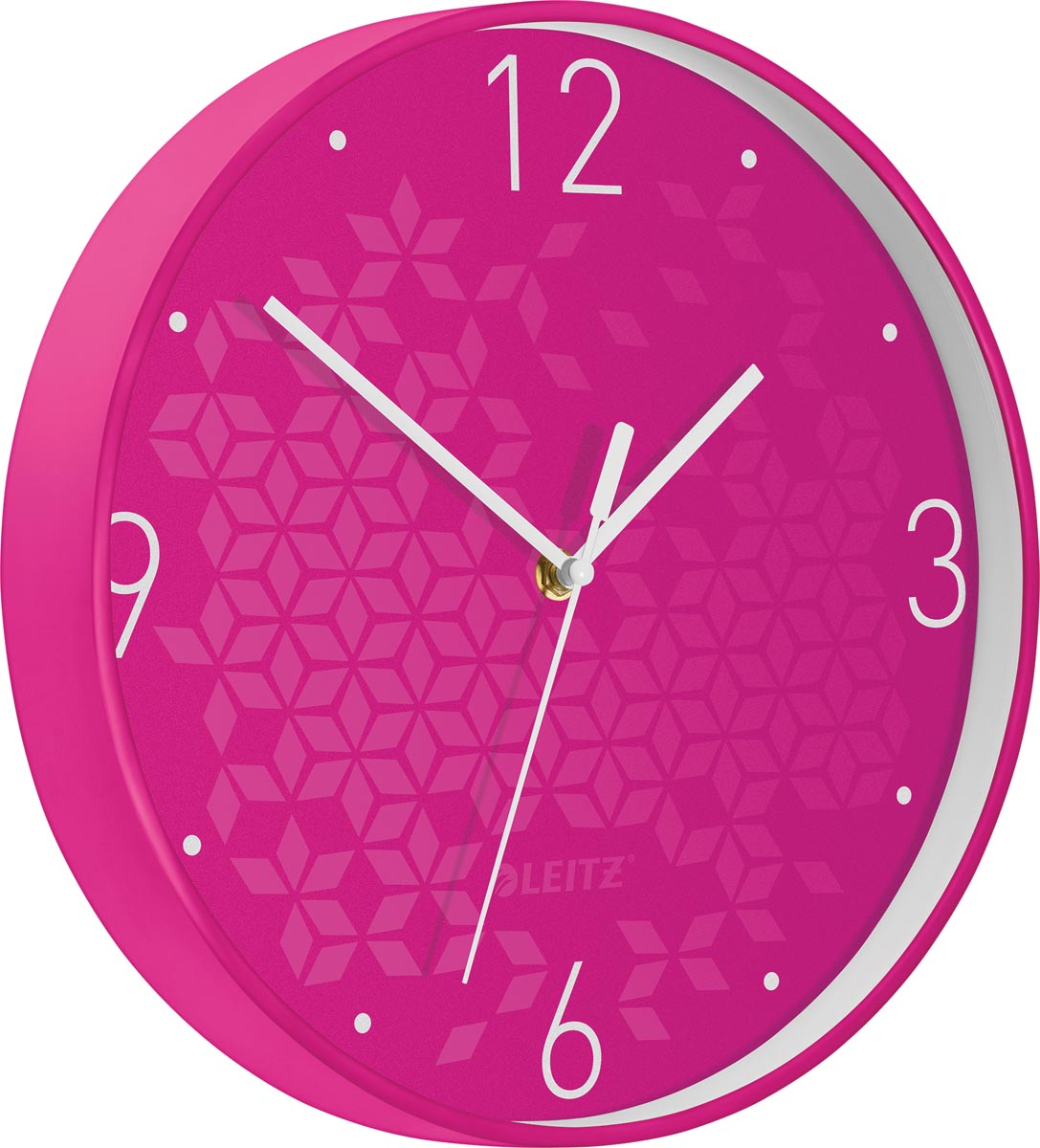 Leitz WOW Wandklok, roze