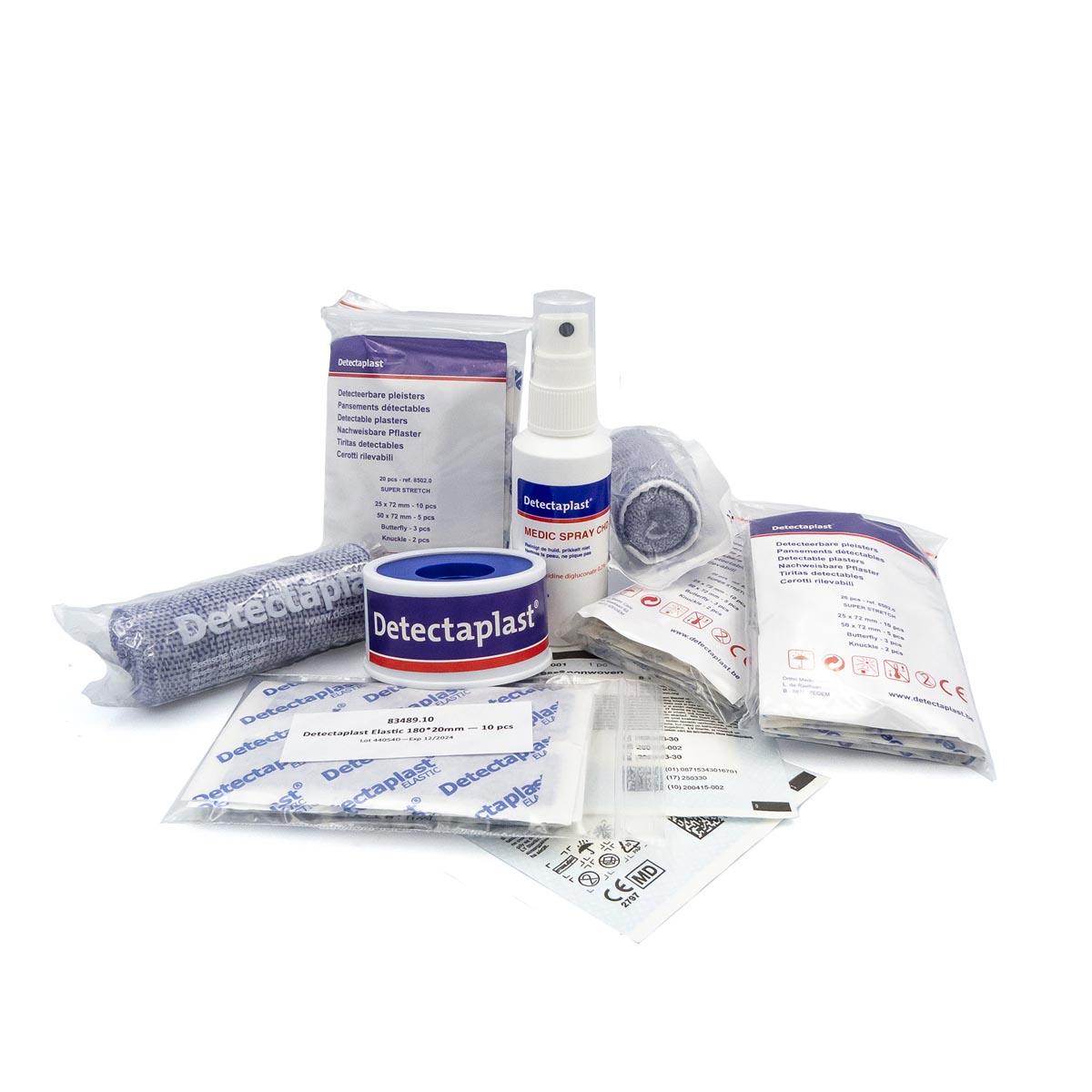 Detectaplast navulling voor EHBO-koffer Medic Box Food Basic Detectaplast navulling voor EHBO-koffer Medic Box Food Basic