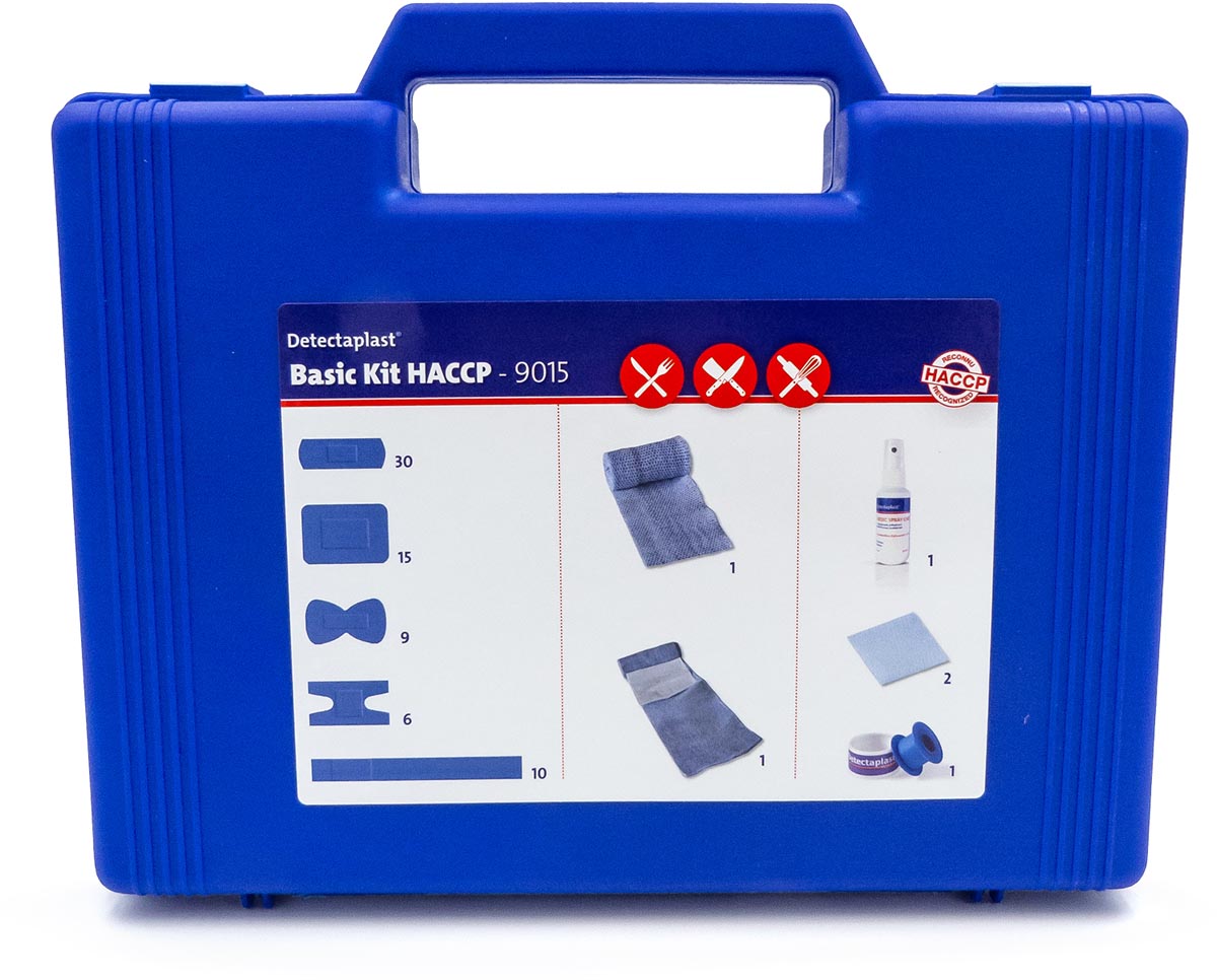 Detectaplast EHBO-koffer Medic Box Food Basic, basiskoffer HACCP Detectaplast EHBO-koffer Medic Box Food Basic, basiskoffer HACCP