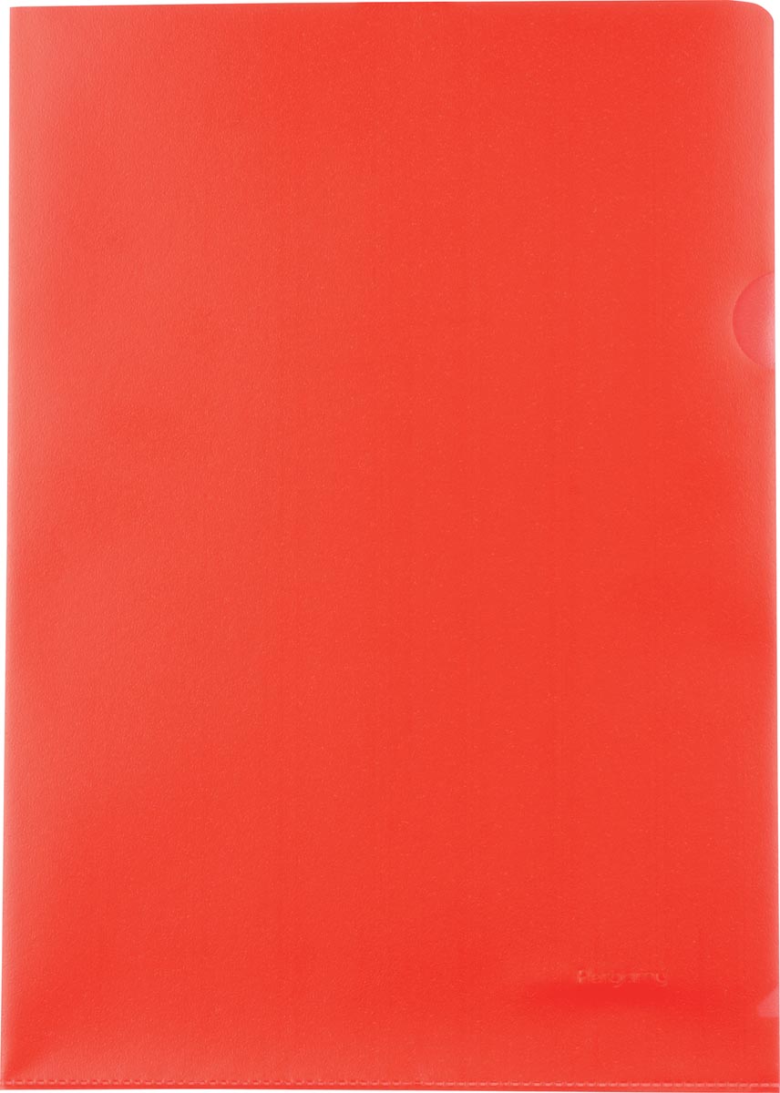 Pergamy L-map, ft A4, PP van 120 micron, pak van 25 stuks, rood afbeelding