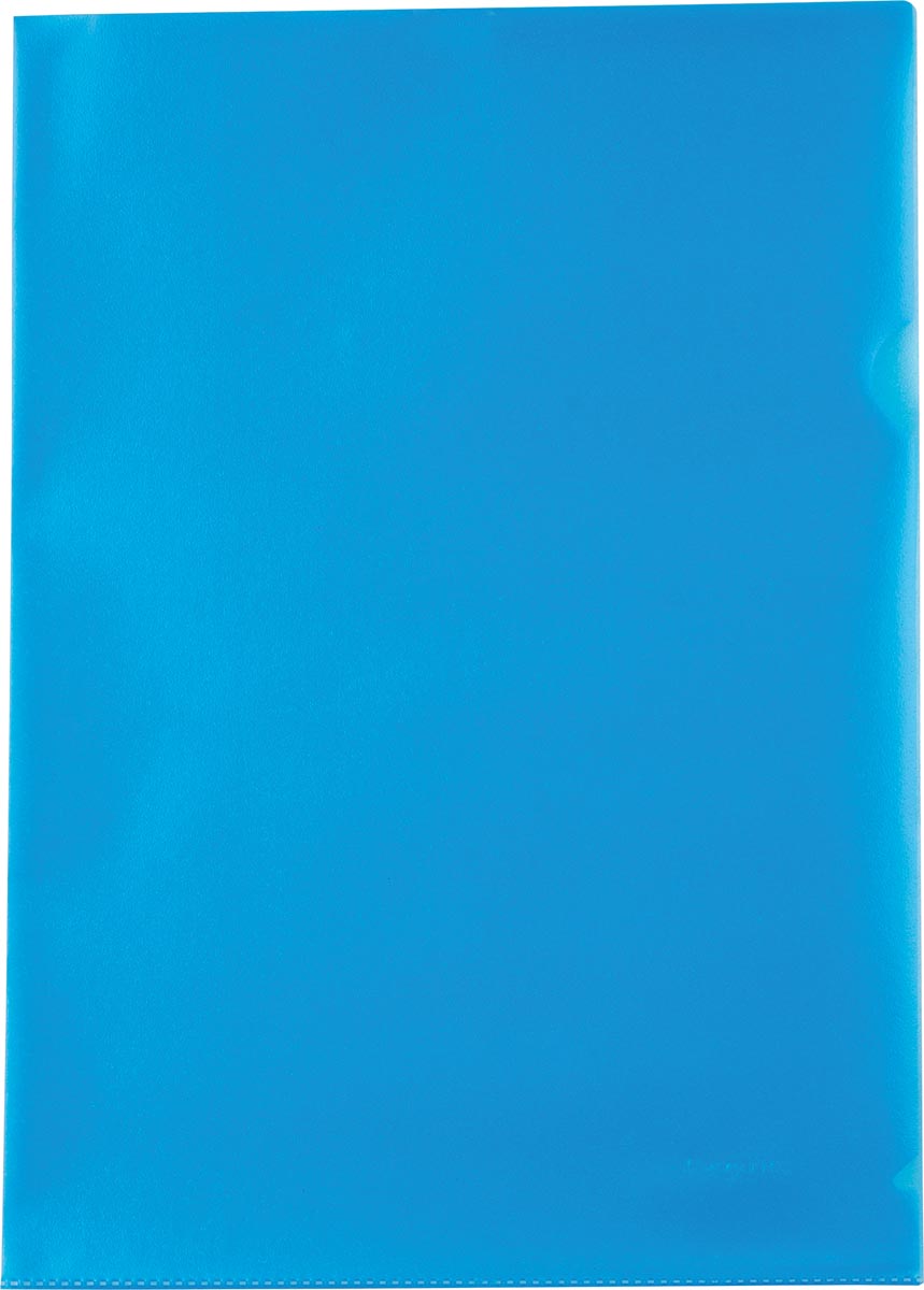 Pergamy L-map, ft A4, PP van 120 micron, pak van 25 stuks, blauw afbeelding