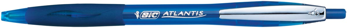 Bic balpen Atlantis Soft 1 mm, blauw afbeelding