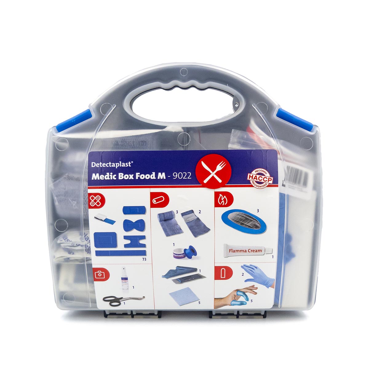 Detectaplast EHBO-koffer Medic Box Food Horeca, HACCP inhoud tot 10 personen Detectaplast EHBO-koffer Medic Box Food Horeca, HACCP inhoud tot 10 personen