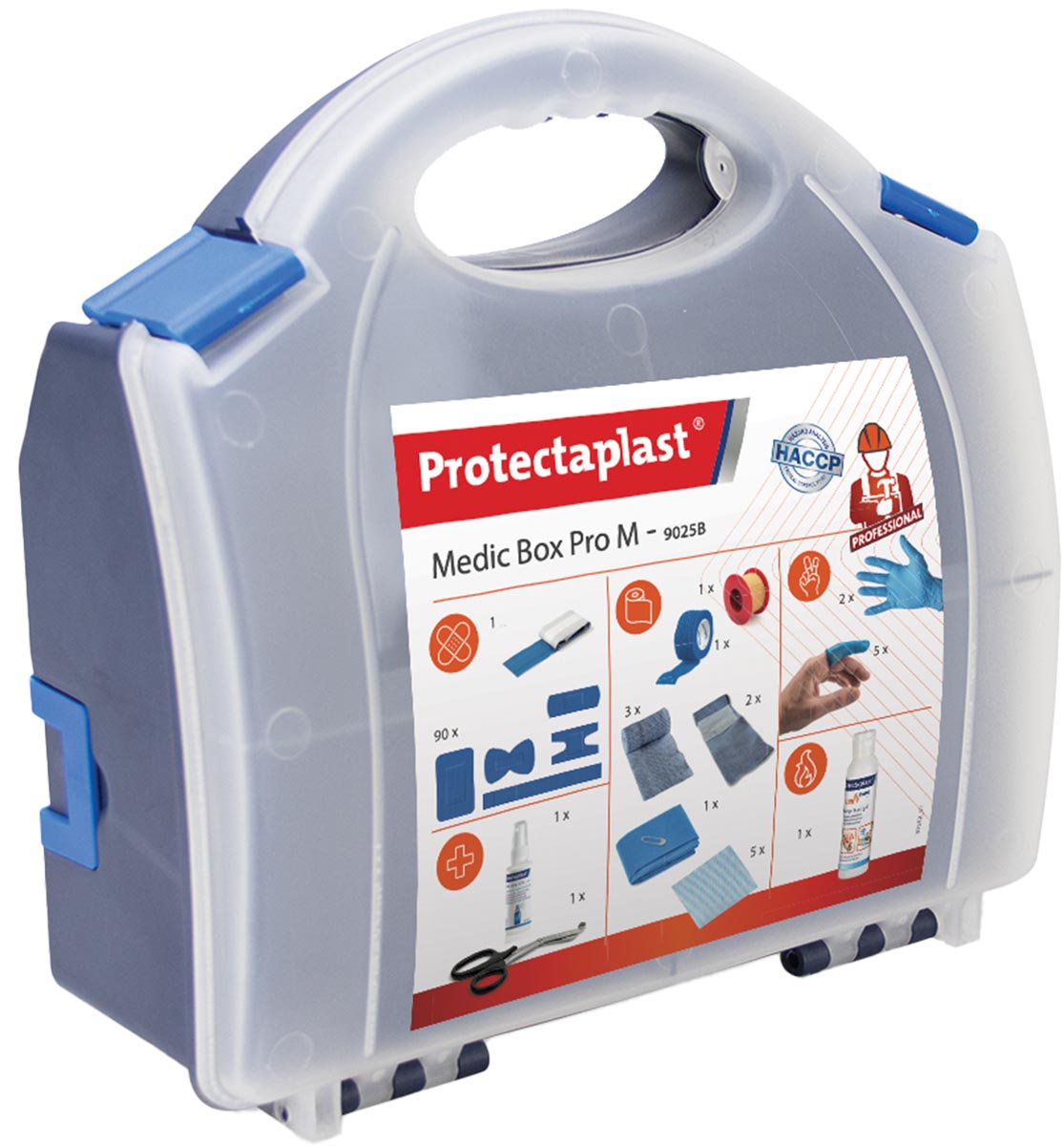 Protectaplast EHBO-koffer Medic Box Pro M, basiskoffer voor de professional