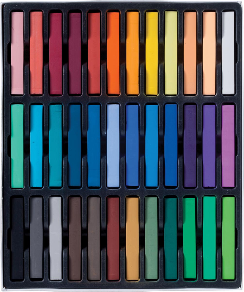 Talens Art Creation softpastels, doos van 36 stuks in geassorteerde kleuren Talens Art Creation softpastels, doos van 36 stuks in geassorteerde kleuren