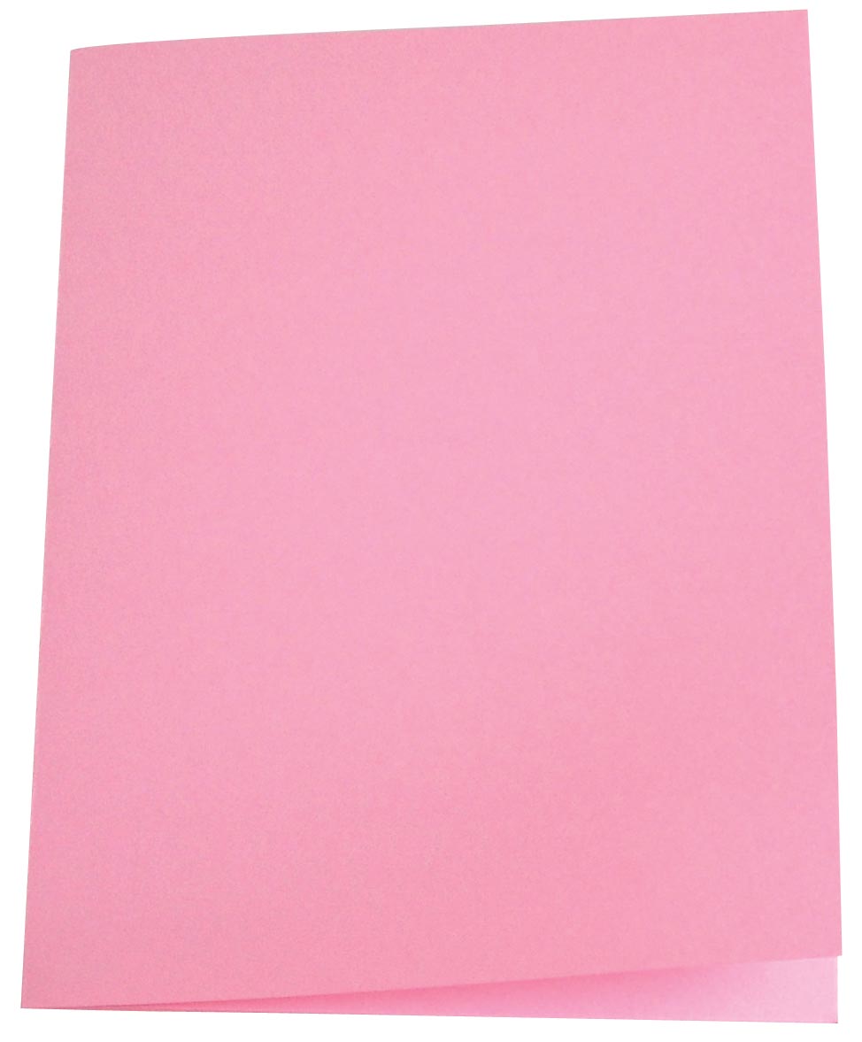 Pergamy dossiermap roze, pak van 100