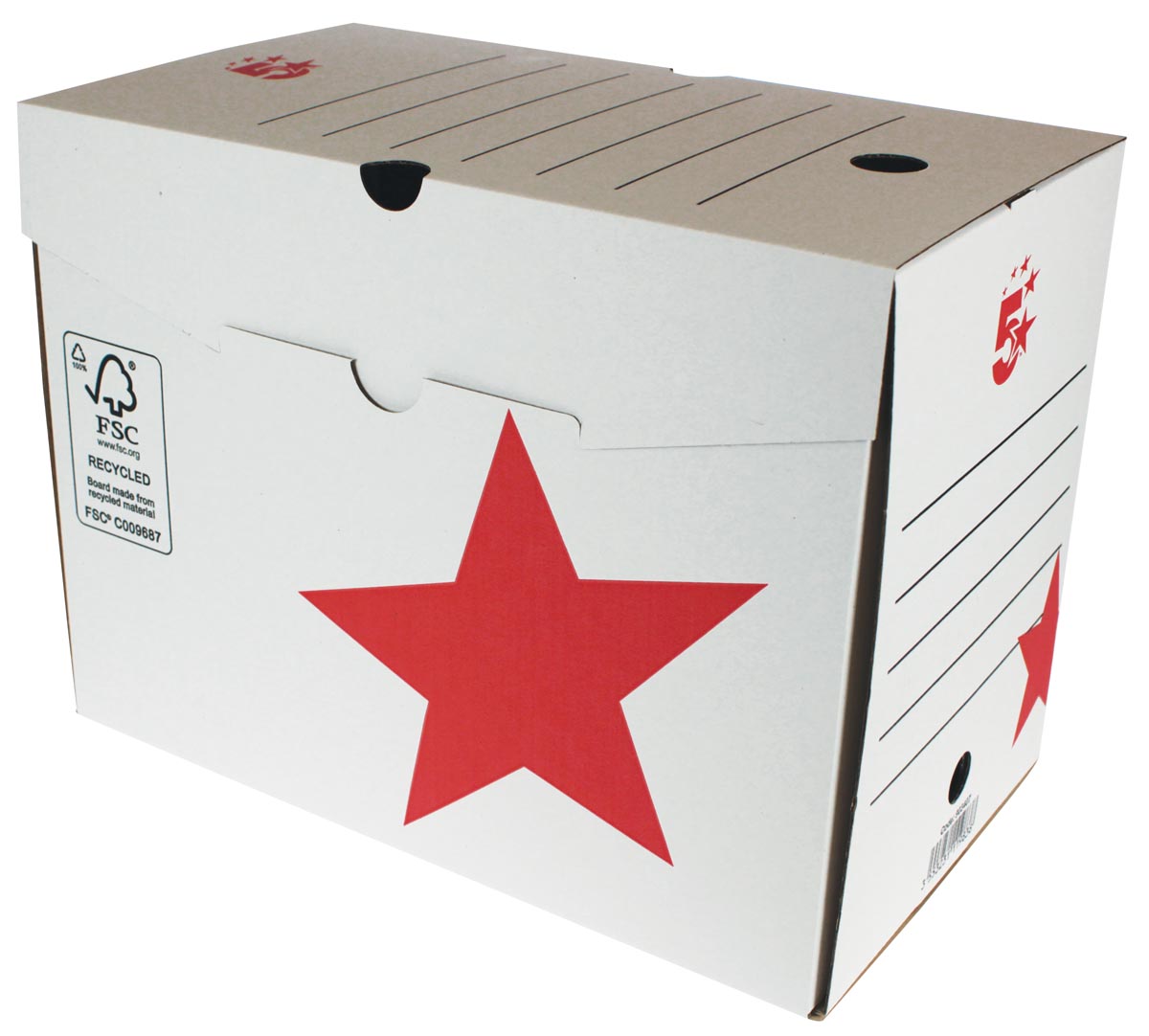 5 Star Archiefdoos Ft 25X33X20 Cm Rood huismerk kopen in de aanbieding