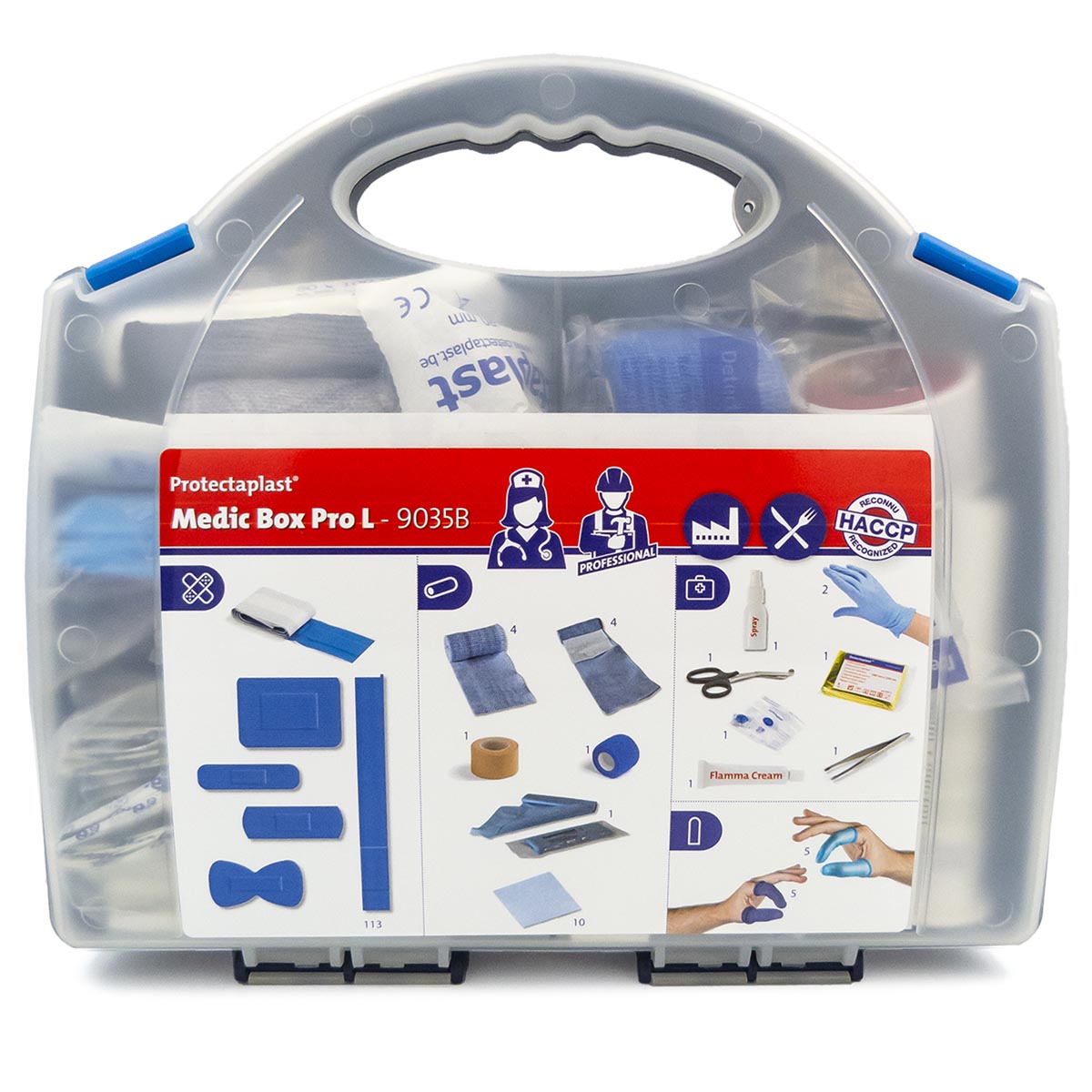 Protectaplast EHBO-koffer Medic Box Pro L, inhoud tot 10 personen Protectaplast EHBO-koffer Medic Box Pro L, inhoud tot 10 personen