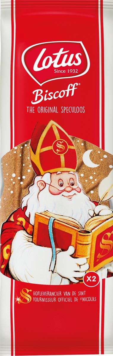 Lotus speculoos Sinterklaas, pak van 2 stuks Lotus speculoos Sinterklaas, pak van 2 stuks