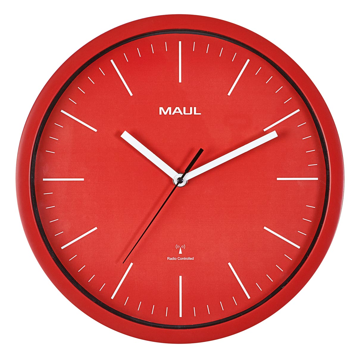 Maul wandklok MAULjump 30 RC, rood Maul wandklok MAULjump 30 RC, rood