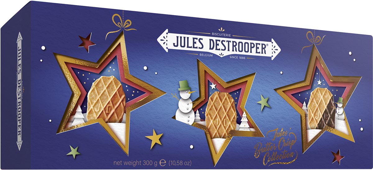 Jules Destrooper koekjes, Butter Crisp collectie, doos van 300 g afbeelding