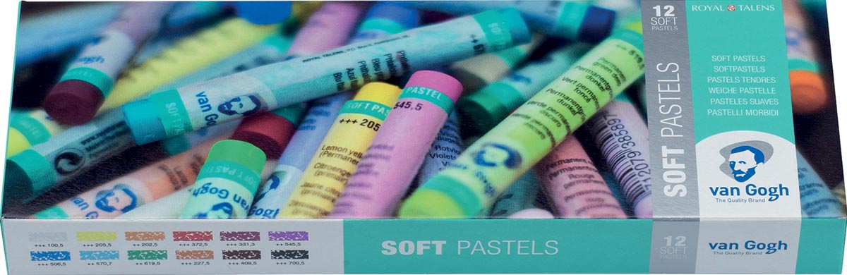 Van Gogh softpastel, doos van 12 pastels