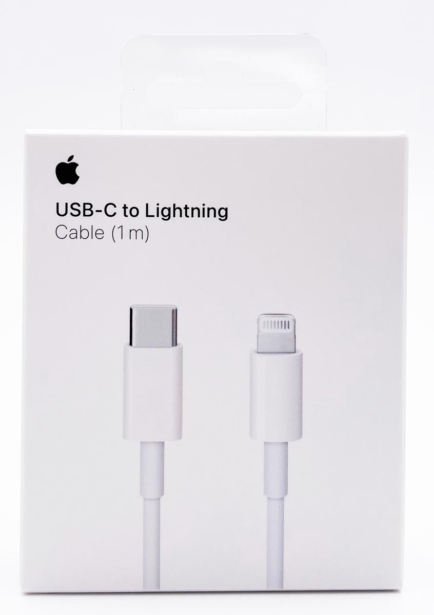 Apple kabel, Lightning (8-pin) naar USB-C, 1 m, wit afbeelding