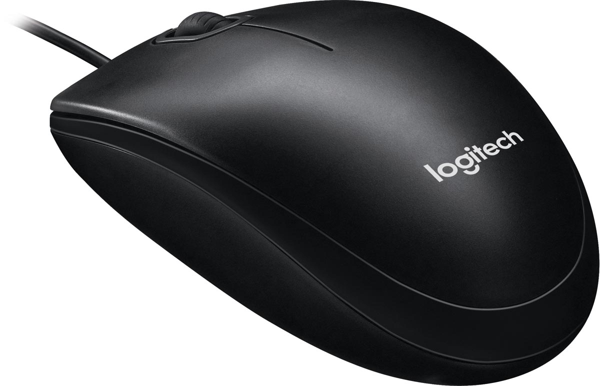 Logitech muis B100, zwart afbeelding