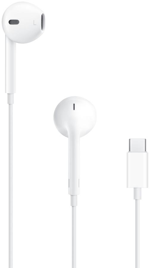 Apple EarPods, USB-C, wit afbeelding