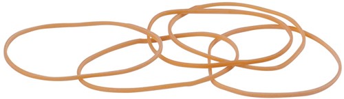 Pergamy elastieken 1,5 mm x 80 mm, doos van 100 g