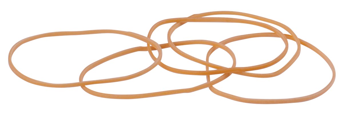 Pergamy elastieken 1,5 mm x 80 mm, doos van 100 g afbeelding