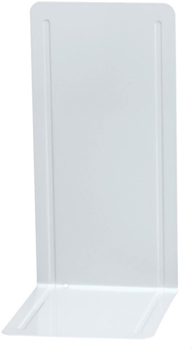 MAUL ordner- boekensteun metaal 24X12x24cm set van 2 stuks wit