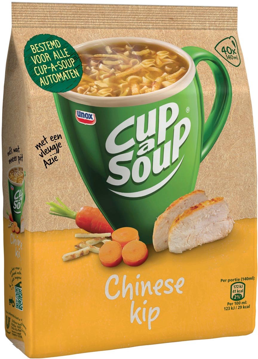 Cup-a-Soup Chinese kip, voor automaten, 40 porties