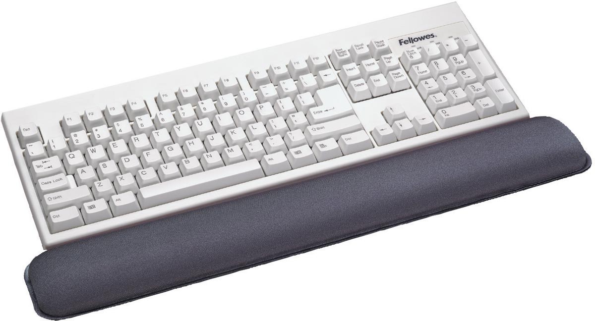 Fellowes Premium Gel toestenbord polssteun, grafiet