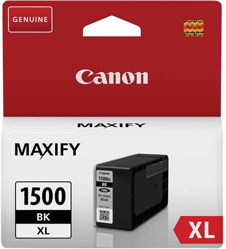 Canon inktcartridge PGI-1500XL, 1.200 pagina's, OEM 9182B001, zwart