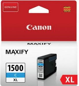 Canon inktcartridge PGI-1500XL, 1.020 pagina's, OEM 9193B001, cyaan