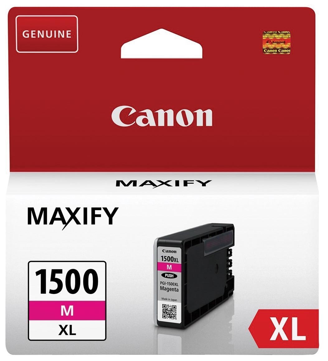 Canon inktcartridge PGI-1500XL, 780 pagina&apos;s, OEM 9194B001, magenta afbeelding