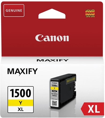 Canon inktcartridge PGI-1500XL, 935 pagina's, OEM 9195B001, geel