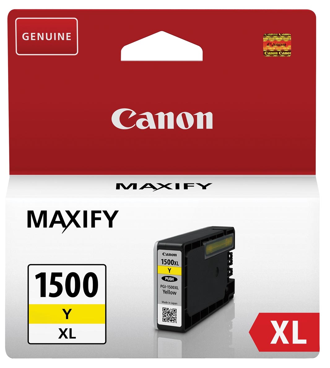 Canon inktcartridge PGI-1500XL, 935 pagina's, OEM 9195B001, geel Canon inktcartridge PGI-1500XL, 935 pagina's, OEM 9195B001, geel