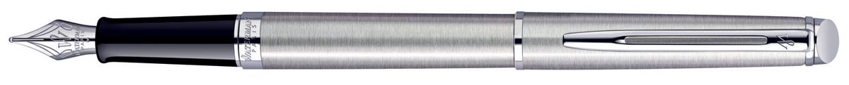 Waterman Collectie Hemisphère vulpen medium, Steel CT