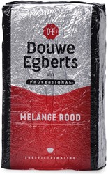 Douwe Egberts gemalen koffie voor snelfilters Rood, pak van 1 kg