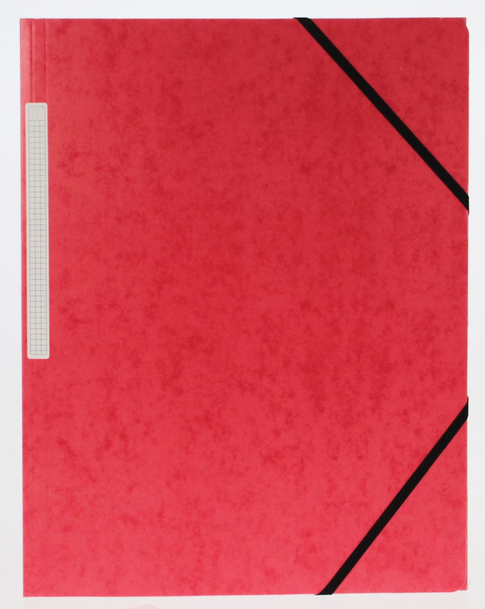 Pergamy elastomap 3 kleppen rood, pak van 10 stuks Pergamy elastomap 3 kleppen rood, pak van 10 stuks