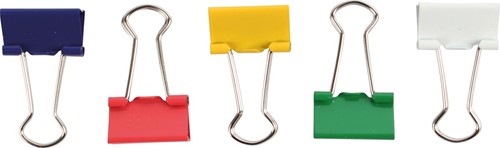 Pergamy foldbackclip 19 mm, 12 stuks