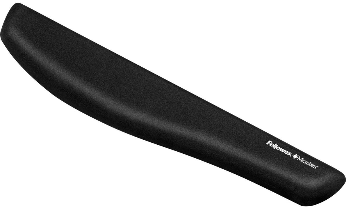 Fellowes PlushTouch toetsenbordpolssteun, zwart afbeelding