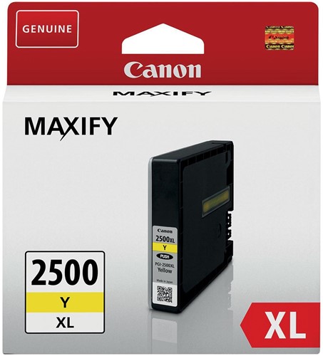 Canon inktcartridge PGI-2500XL, 1.760 pagina's, OEM 9267B001, geel