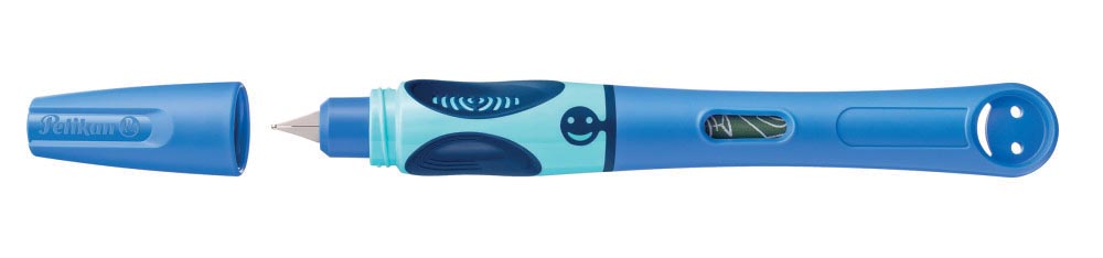 Pelikan vulpen Griffix voor rechtshandigen, blauw, op blister