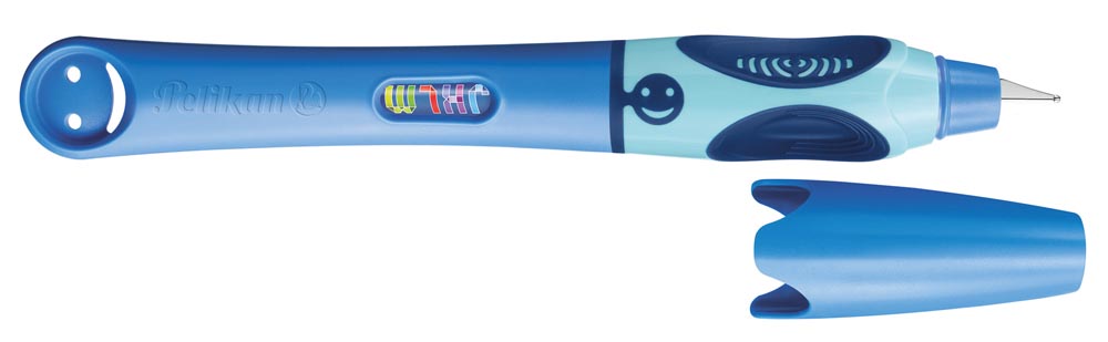 Pelikan vulpen Griffix voor linkshandigen, blauw, op blister