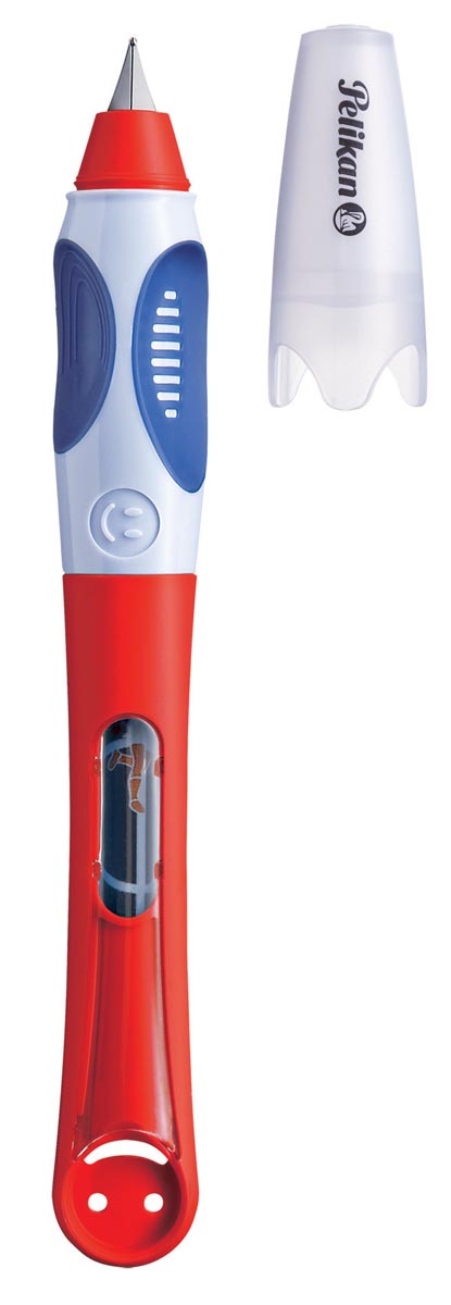 Pelikan vulpen Griffix voor rechtshandigen, rood, op blister Pelikan vulpen Griffix voor rechtshandigen, rood, op blister
