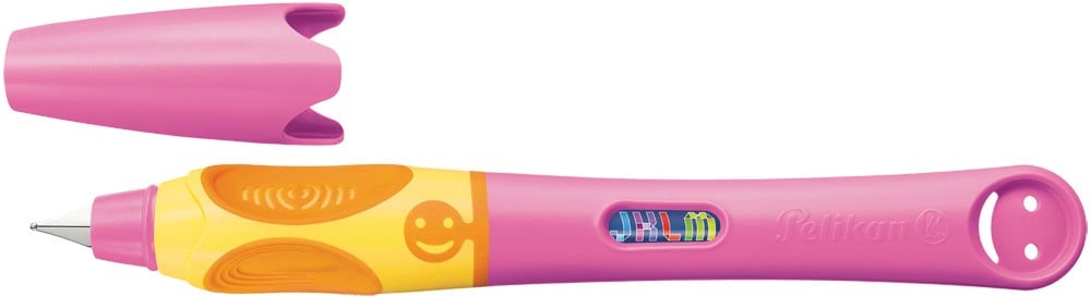 Pelikan vulpen Griffix voor rechtshandigen, roze, op blister