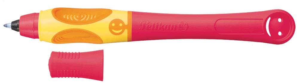 Pelikan inktpen Griffix voor rechtshandigen, rood, op blister