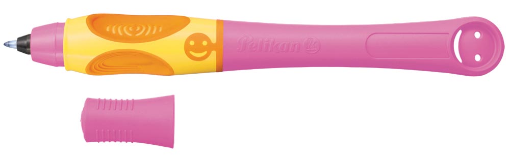 Pelikan inktpen Griffix voor rechtshandigen, roze, op blister