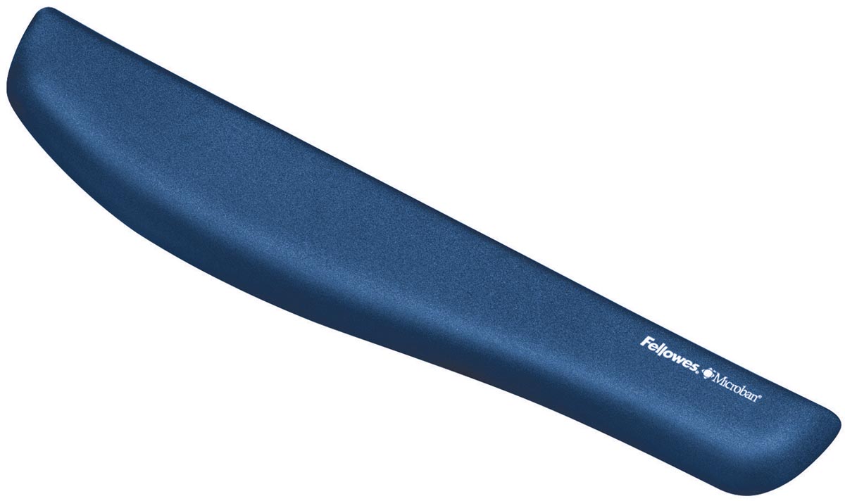 Fellowes PlushTouch toetsenbordpolssteun, blauw