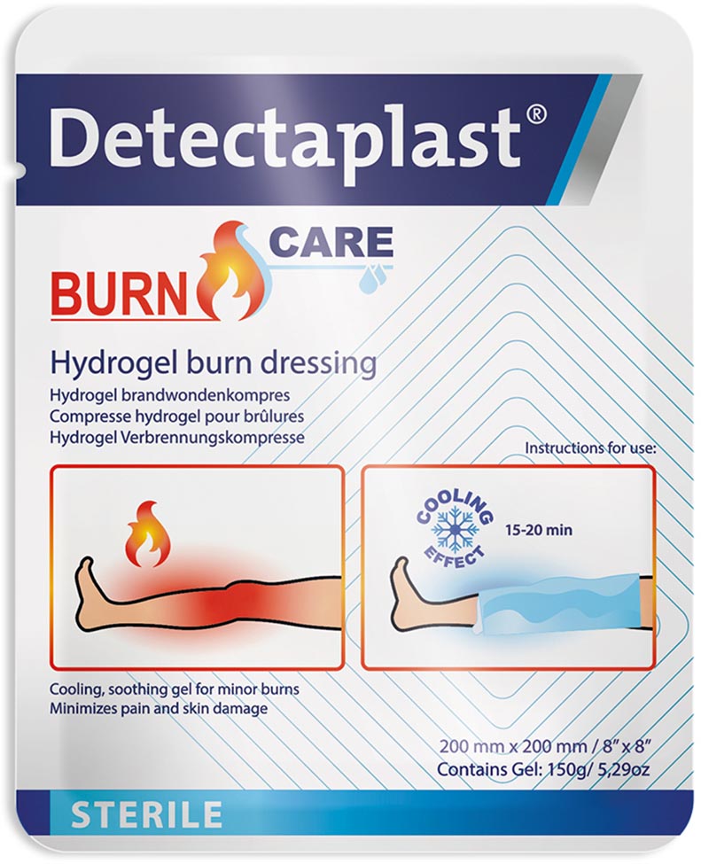 Detectaplast Burn Care hydrogel compres voor brandwonden, ft 20 x 20 cm afbeelding